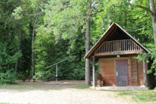 Förlehütte in Blumenfeld mit Grillplatz